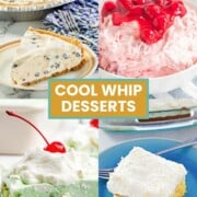 Four different desserts made with Cool Whip.